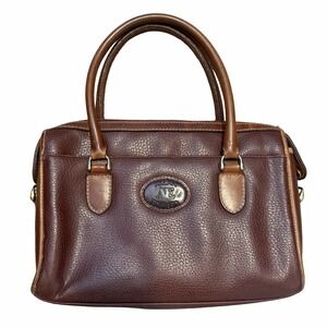 Vintage Allen Edward Brown‎ Purse Handbag